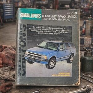 GM Blazer Jimmy Typhoon Bravada Repair Manual 1983-95 Chilton